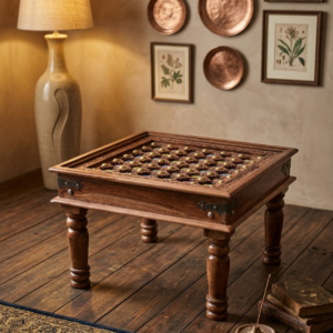 Handcrafted Sheesham Wood Centre Table