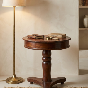 Heritage Round Pedestal Coffee & Accent Table