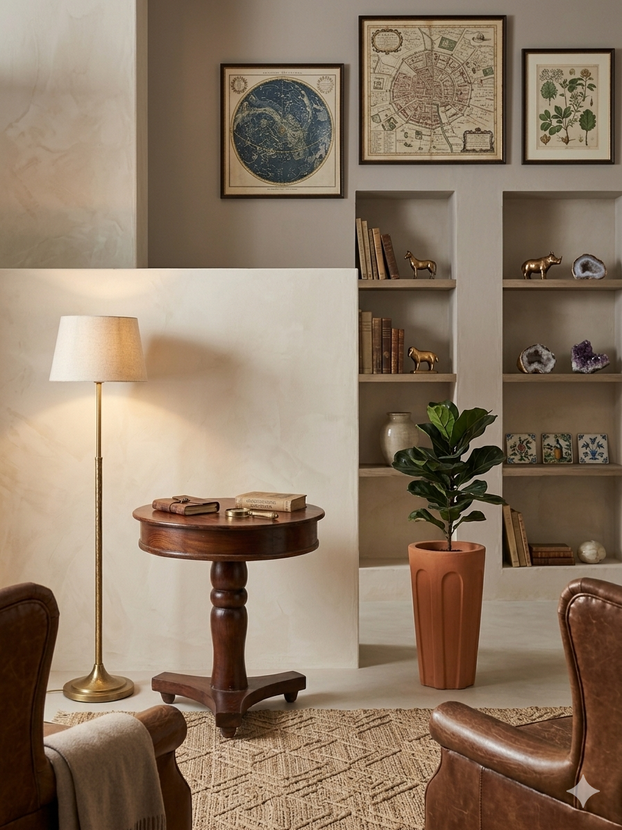 Heritage Round Pedestal Coffee & Accent Table - Image 2
