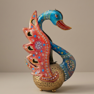 Hand-Painted Swan Tealight Holder