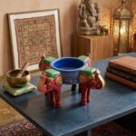 Hand-Painted Heritage Elephant Bowl